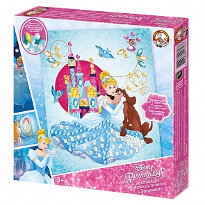 Аппликация из страз и пайеток - Золушка (Десятое королевство, 01828ДК)